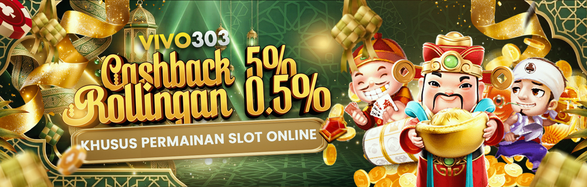 BONUS MINGGUAN SLOT CASHBACK 5%