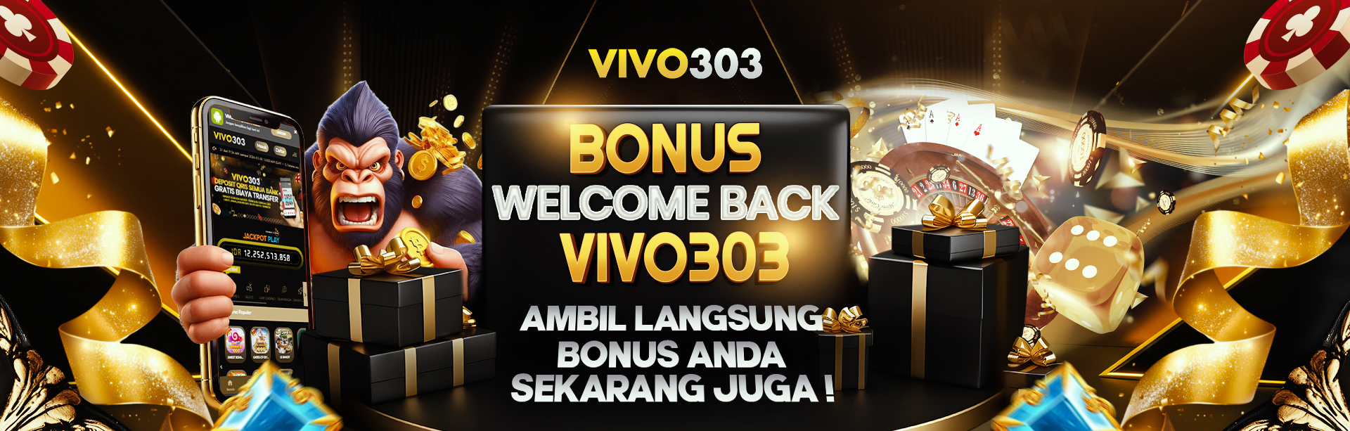 VIVO303 BONUS WELCOME BACK