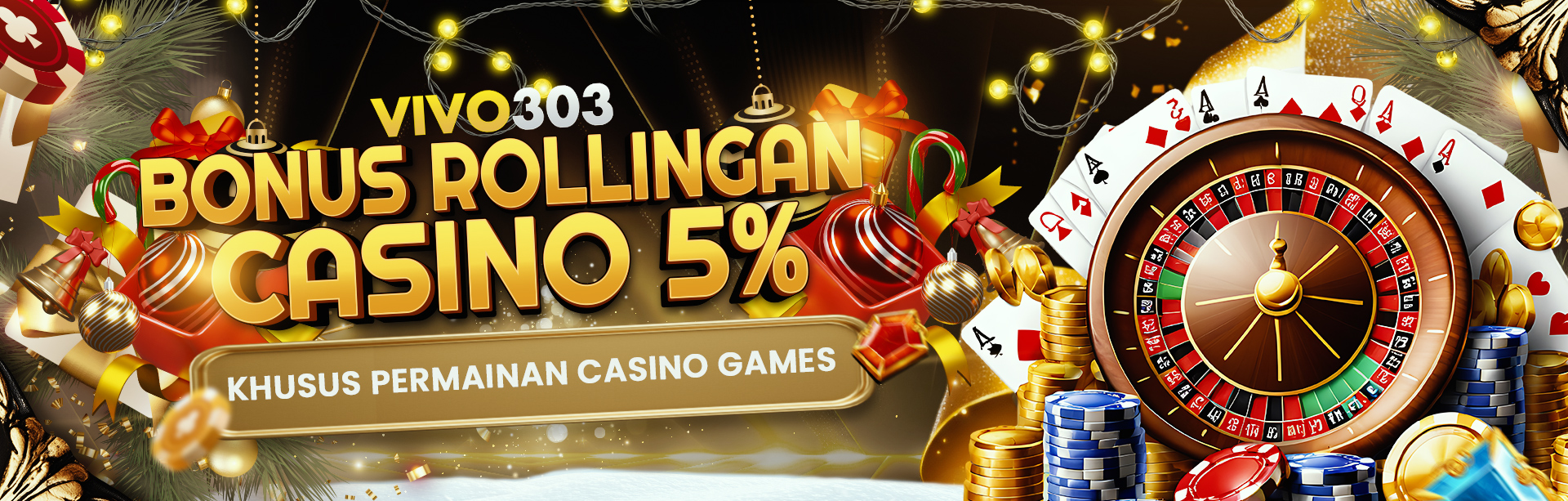 BONUS MINGGUAN KOMISI CASINO 0.8%