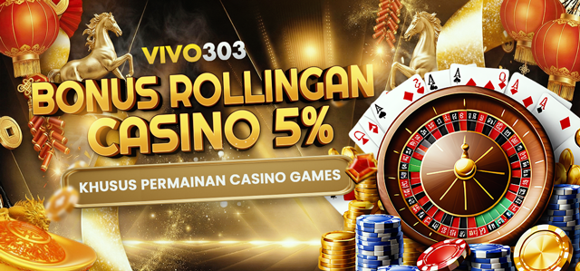 BONUS MINGGUAN KOMISI CASINO 0.8%