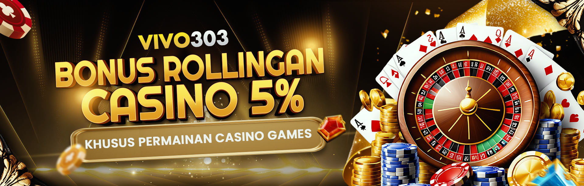 BONUS MINGGUAN KOMISI CASINO 0.8%